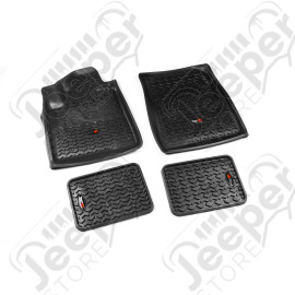 All Terrain Floor Liner Kit, Black; 07-11 Sequoia/Tundra