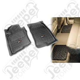 All Terrain Floor Liner Kit, Black; 05-12 Nissan Pathfinder/Xterra