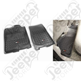 All Terrain Floor Liner Kit, Black; 07-11 GM Crew Cab Trucks