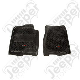 All Terrain Floor Liner Kit, Black; 07-11 GM Extended Cab Trucks