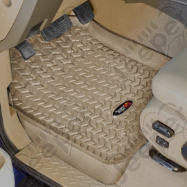 All Terrain Floor Liner, Front Pair, Tan; 04-08 F-150/Lincoln Mark LT