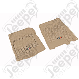 All Terrain Floor Liner, Front Pair, Tan; 97-03 Ford F-150/SUV