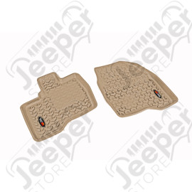 All Terrain Floor Liner, Front Pair, Tan; 11-14 Ford Explorer