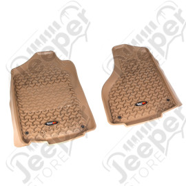 All Terrain Floor Liner, Front Pair, Tan; 12-18 Ram 1500-3500