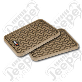 All Terrain Floor Liner, Rear Pair, Tan, Universal