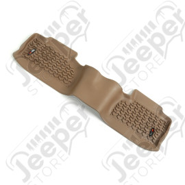 All Terrain Floor Liner, Rear, Tan; 14-18 GM Crew/Double Cab