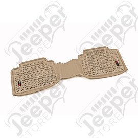 All Terrain Floor Liner, Rear, Tan; 05-18 Toyota Tacoma