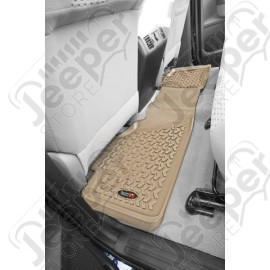 All Terrain Floor Liner, Rear, Tan; 05-18 Toyota Tacoma