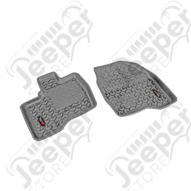 All Terrain Floor Liner, Front Pair, Gray; 11-14 Ford Explorer