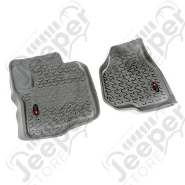 All Terrain Floor Liner, Front Pair, Gray; 12-17 Ford F-250/F-350