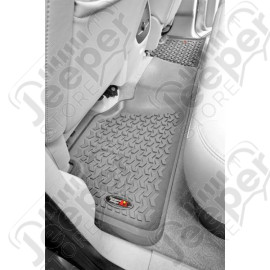 All Terrain Floor Liner, Rear, Gray; 07-13 Silverado/Sierra 1500