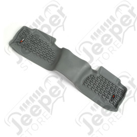 All Terrain Floor Liner, Rear, Gray; 14-18 GM Crew/Double Cab