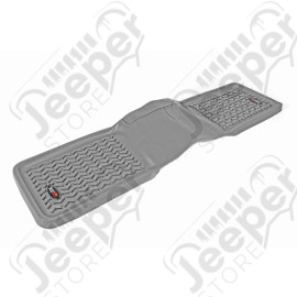 All Terrain Floor Liner, Rear, Gray; 97-08 F-150 Reg/SuperCrew