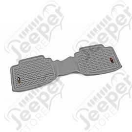 All Terrain Floor Liner, Rear, Gray; 05-18 Toyota Tacoma