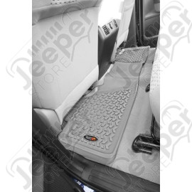 All Terrain Floor Liner, Rear, Gray; 05-18 Toyota Tacoma