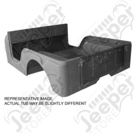 Body Tub, Reproduction, Steel, Jeep Script; 76-83 Jeep CJ5
