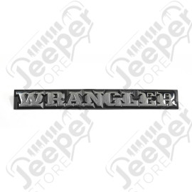 Emblem, Wrangler; 87-90 Jeep Wrangler YJ