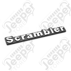 Emblem, Scrambler; 81-86 Jeep CJ8 Scrambler