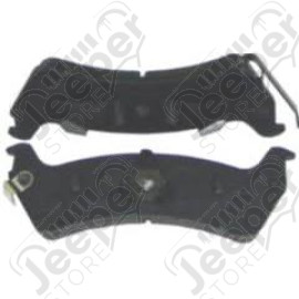 Brake Pad Kit, Rear; 97-06 Jeep Wrangler TJ