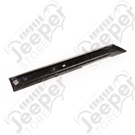 Door Trim Panel Molding, Front, Right, Charcoal; 84-96 Cherokee XJ