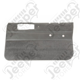 Door Interior Panel, Front, Right, Charcoal; 84-96 Cherokee XJ