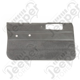 Door Interior Panel, Front, Left, Charcoal; 84-96 Cherokee XJ