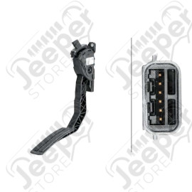 Pédale d'accélérateur avec potentiomètre de pédale d'accélérateur Jeep Wrangler JK - 0908.23 / 53032868 / 53032868AA / 53032868AB / 53032868AC / 933966691 / 5S8791 / APS261 / 2PPS0006