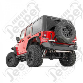 Pare chocs arrière avec porte roue de secours Rock Crawler de chez Rough Country pour Jeep Wrangler JK - RC10594A / 10594A / RC-10594A