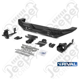 Pare chocs arrière en aluminium complet RIVAL - Jeep Wrangler JL - 1540.34RARAL / RI2D.2723.1-NL / 2D.2723.1-NL / RI2D.2723.2-NL