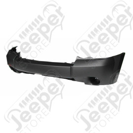 Pare chocs avant noir à peindre pour Jeep Grand Cherokee WH, WK (phase 2) - 68033744AA - 68033744AB