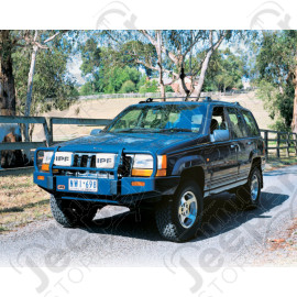 Pare chocs avant Offroad avec porte treuil pour Jeep Grand Cherokee ZJ, ZG