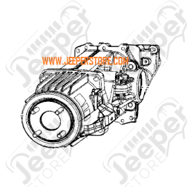 Pont arrière (partie centrale) pour Jeep Compass MK et Patriot MK (version: 4x4)