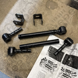 Occasion : Kit biellettes déconnectable rallongées (26.50cm a 32cm) sans boulonnerie pour YJ, TJ, MJ, XJ, ZJ, ZG (1984-2006)