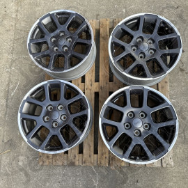 Occasion : Lot 4 jantes aluminium d’origine Jeep - 5x127 - 7.5x18 - ET: 44.45 pour JL, WL, WK2, JT (2011-)