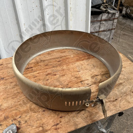 Occasion : Cerclage inox de roue de secours - couleur or/bronze - 75cm de diamètre