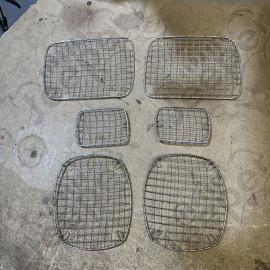 Occasion : Kit 6 grilles de protection de feux et phares pour Jeep Wrangler YJ (1987-1995)