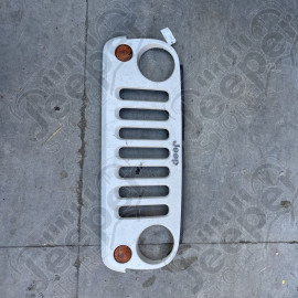Occasion : Calandre blanche avec 2 clignotants pour Jeep Wrangler JK (2007-2018)