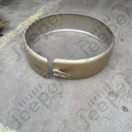Occasion : Cerclage acier roue de secours (couleur or) taille 29’ pour CJ5, CJ6, CJ7, CJ8, YJ, TJ