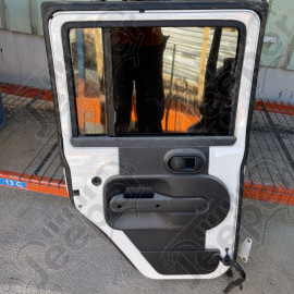 Occasion : Porte arriere gauche blanche pour Jeep Wrangler JK (2007-2010)