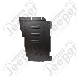 Protection acier boîte de vitesses + boîte de transfert FLJ Offroad "IronShield Drivetrain" épaisseur : 2mm pour Jeep Gladiator JT - 15007.351 / 00.505 / 5941986203885