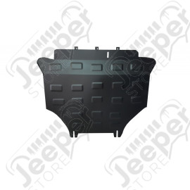 Protection acier carter moteur FLJ Offroad "IronShield Engine" épaisseur: 2mm pour Jeep Compass MK - 15007.800 / 28.500 / 5941986203809