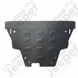 Protection acier moteur + boîte + radiateur + pare-chocs FLJ Offroad "IronShield Front" épaisseur : 2mm pour Jeep Renegade BU, BV - 15007.875 / 07.051 / 5941986203861