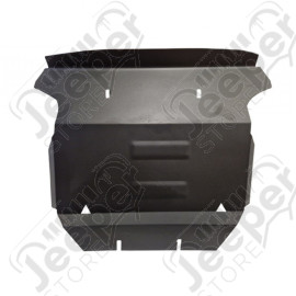 Protection acier carter moteur FLJ Offroad "IronShield Engine" épaisseur: 2.5mm pour Jeep Cherokee Liberty KJ - 15007.550 / 28.560 / 5941986203762