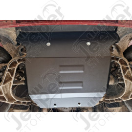 Protection acier carter moteur FLJ Offroad "IronShield Engine" épaisseur: 2.5mm pour Jeep Cherokee Liberty KJ - 15007.550 / 28.560 / 5941986203762