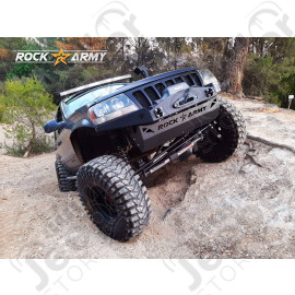 Pare chocs avant acier avec porte treuil (modèle XXT) Rock Army Jeep Grand Cherokee WJ, WG