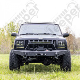 Pare chocs avant acier Rough Country (avec porte treuil) pour Jeep Cherokee XJ - RC10570