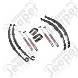 Kit réhausse +2.5" (+6.35 cm) Rough Country - Jeep CJ5 et CJ7 - 610N
