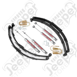 Kit réhausse Rough Country +2.5" (+6.35cm) - Jeep Wrangler YJ - 615N