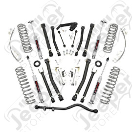 Kit réhausse +4" (+10.16 cm) X Series Rough Country - Jeep Wrangler JK - RCK67430 / RC67430 / RC-67430