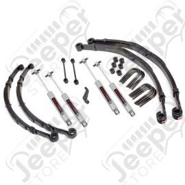 Kit réhausse +4" (+10.16 cm) Rough Country - Jeep CJ7 et CJ8 - 675N2 / 675H / 67530